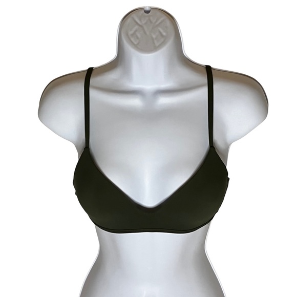 NWOT Tory Burch Solid Triangle T-Belt Bralette Bikini Top - Picture 10 of 12